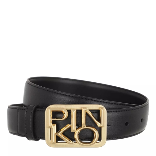 Pinko Anthea Simply Belt Black Leather Belt