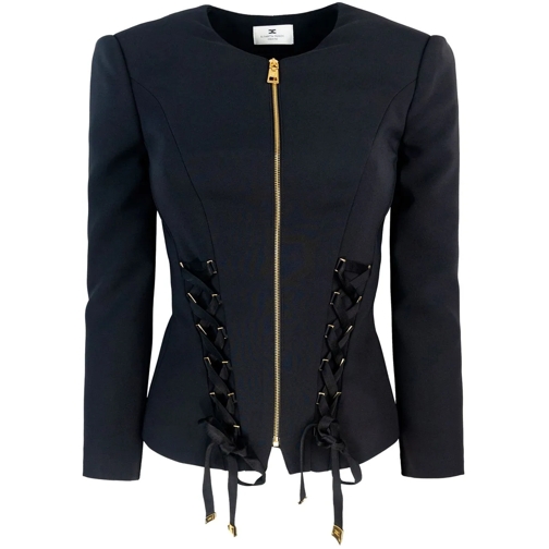 Elisabetta Franchi Veste de transition Jackets Black schwarz
