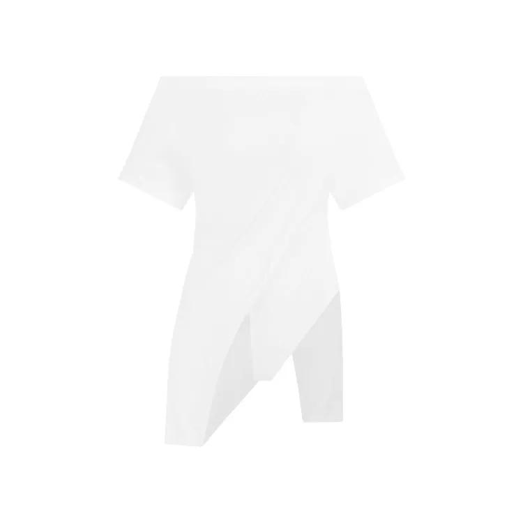 Courrèges - Heritage White Cotton Bodysuit - Größe XS - white