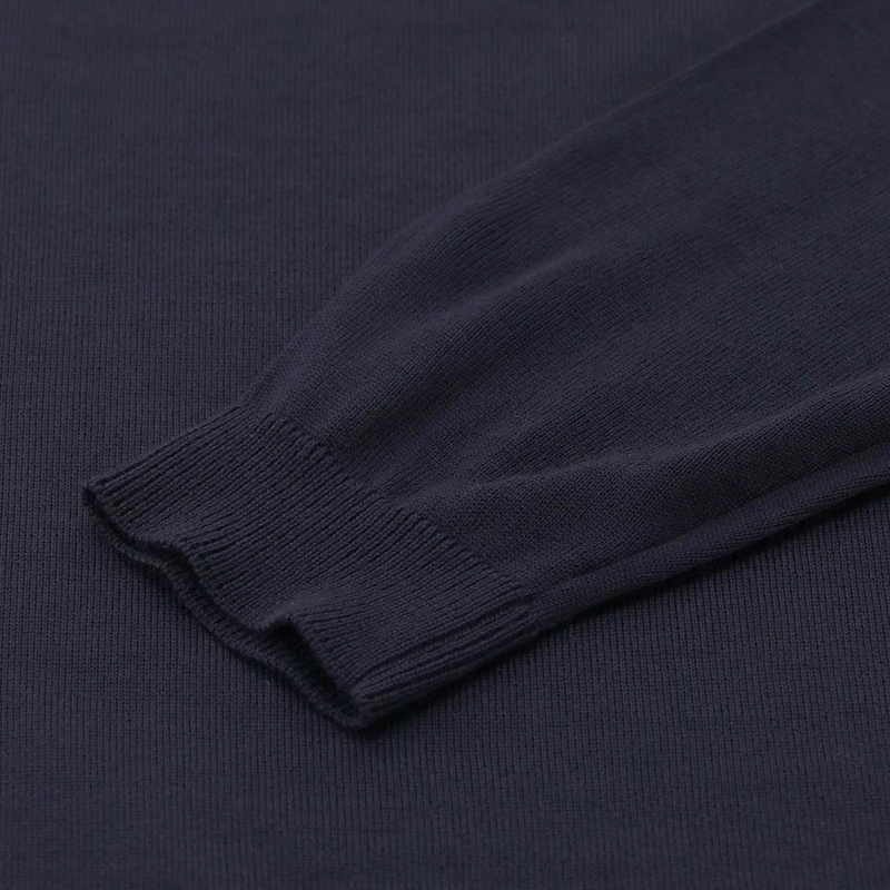 Roberto Collina Rollkragenpullover Pullover mit Stehkragen blau(Image 6)