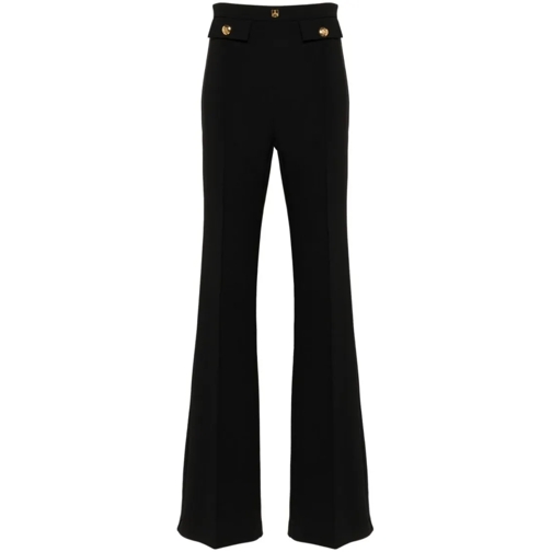 Elisabetta Franchi  Black Flared Trouser Black