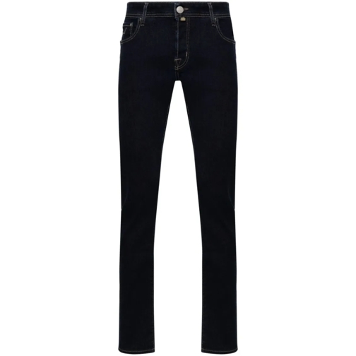 Jacob Cohen Jeans Midnight Blue Slim Cut Denim Trousers Blue