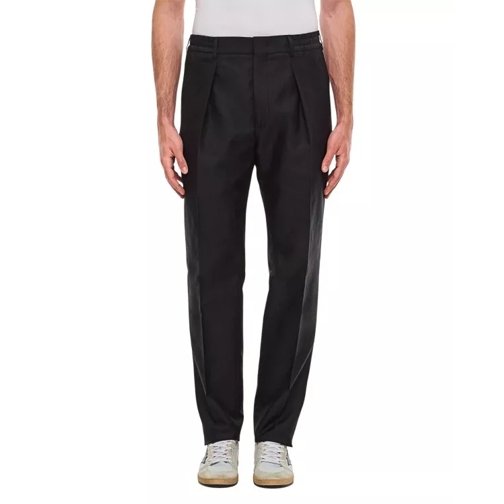 Fendi Hemp Stretch Pants Black 