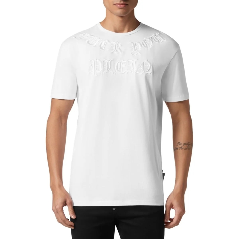 Philipp Plein T-Shirt T-Shirt Gothic Plein weiss(Image 4)