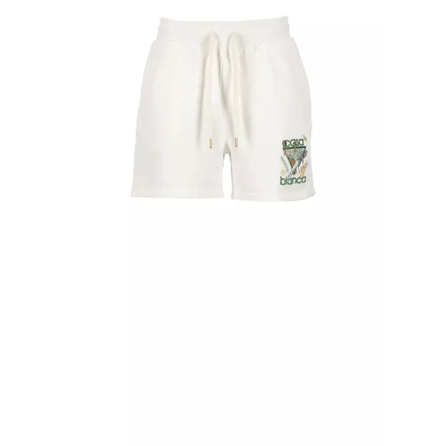 Casablanca Cotton Shorts White 