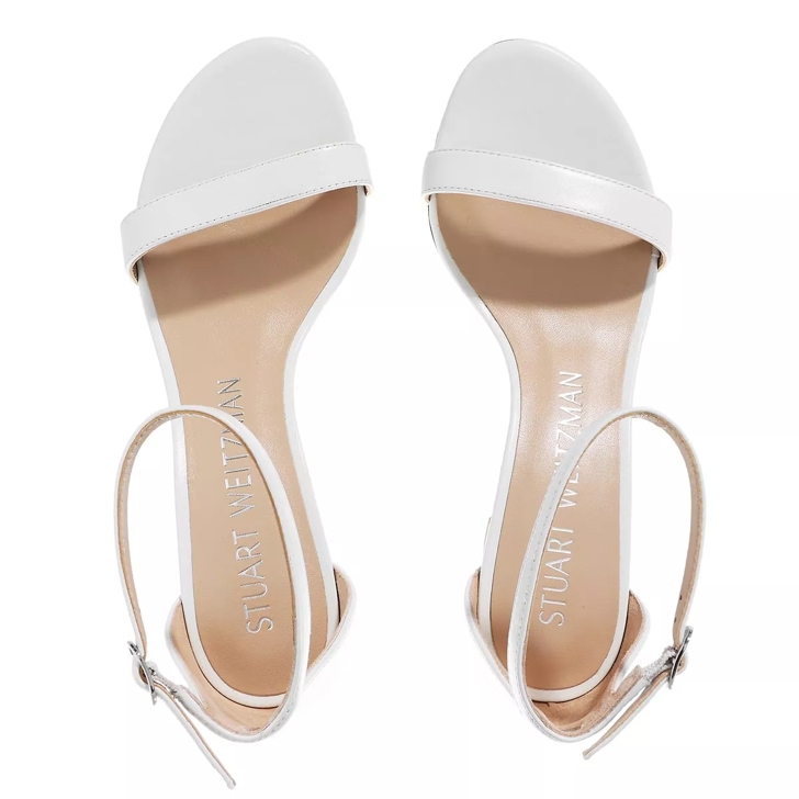 Stuart Weitzman Nearlynude White Pump