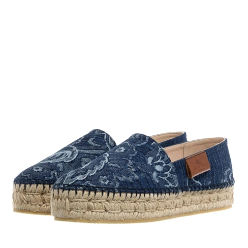 Etro Espadrille Espadrillas Denim Jacuard S9090