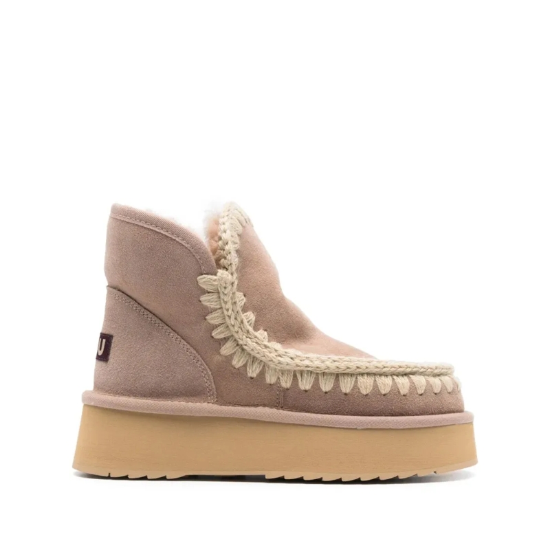 Mou Stiefel Mini Eskimo Platform Boot Brown