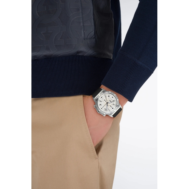 Salvatore Ferragamo Chronograph Quarz-Chronographenuhr Rt-Ferragamo Nima Chrono schwarz(Image 3)