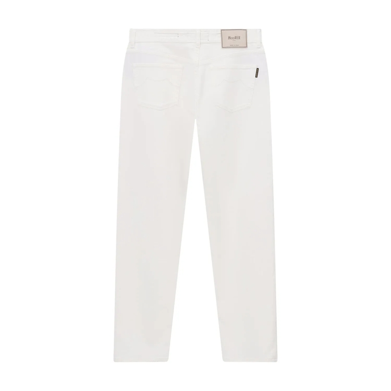 Moorer Freizeithose Regular-Fit Jeans Milton weiß(Image 3)