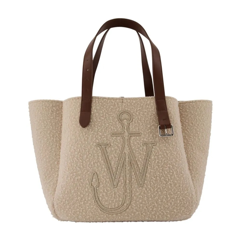 J.W.Anderson Fourre-tout Belt Shopper Bag - Wool - Beige Neutrals