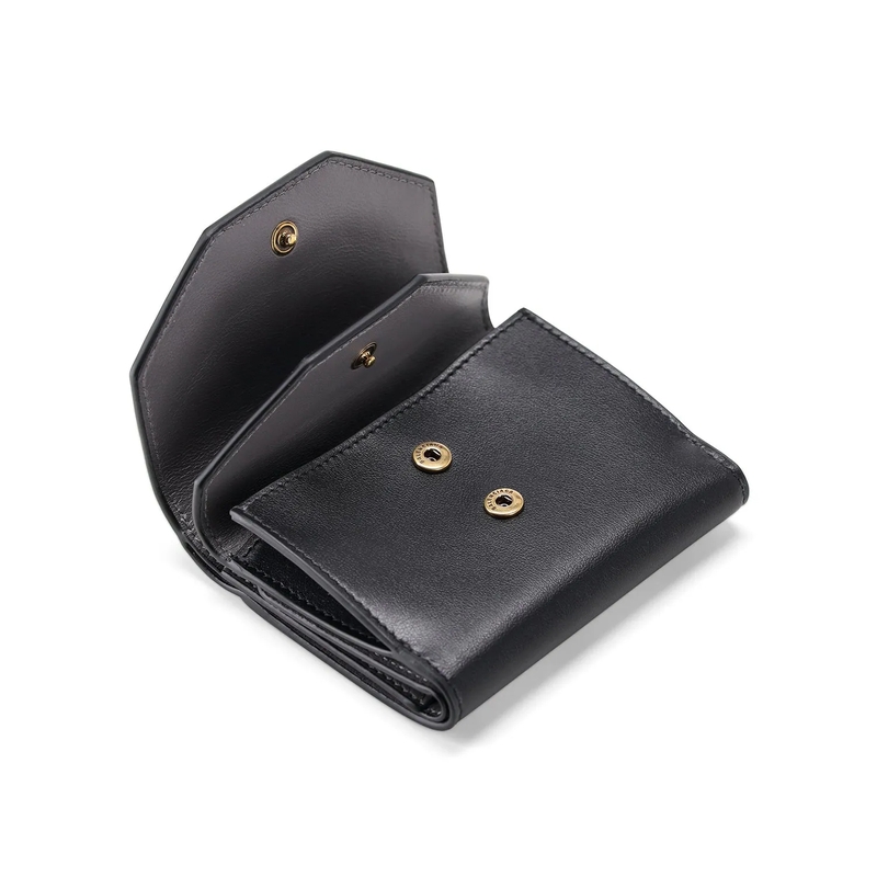 Balenciaga Portemonnaie mit Überschlag Portemonnaie aus Kalbsleder schwarz(Image 3)