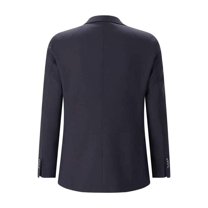 windsor. Blazer Regular-Fit Sakko aus Schurwolle dunkelblau(Image 4)