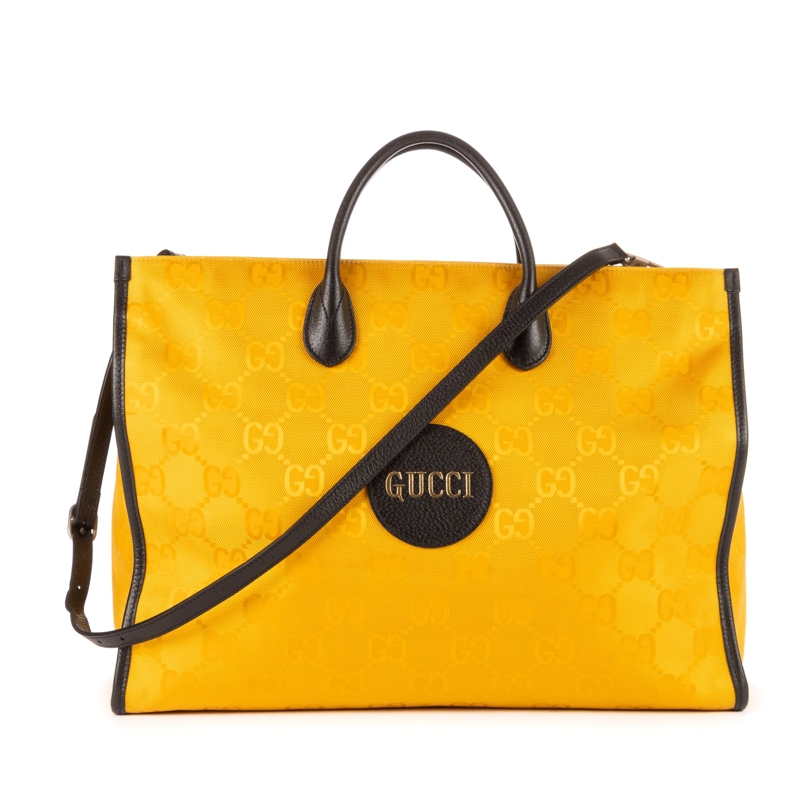 Gucci Crossbody Bag The Grid Tote gelb