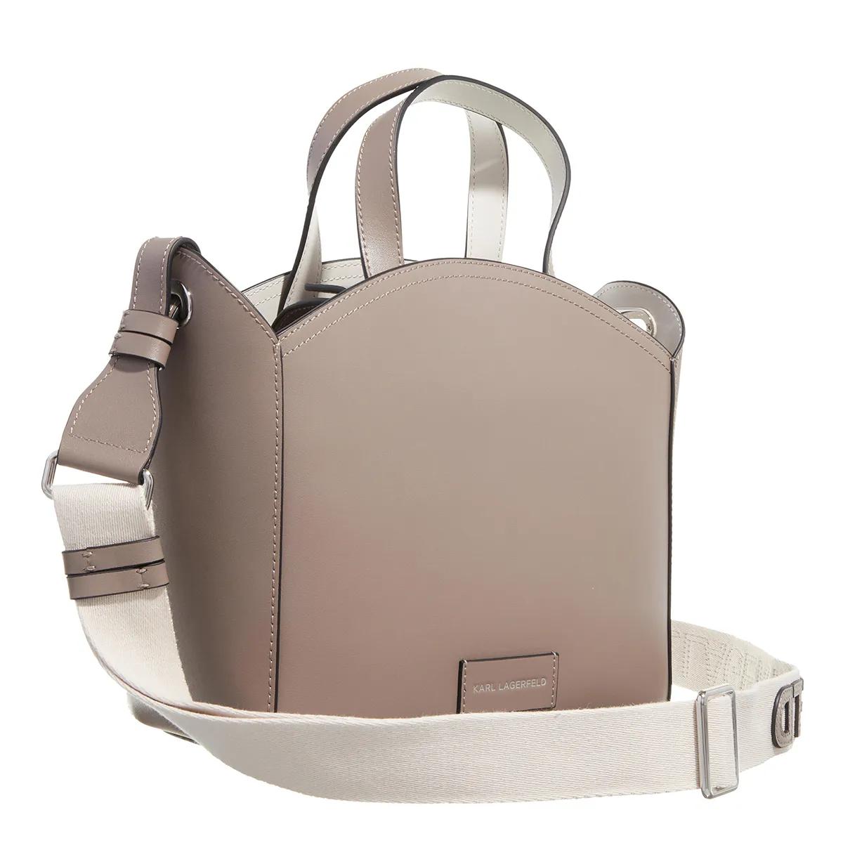 Karl Lagerfeld Shoppers & Totes K Circle Sm Tote Perforated in taupe