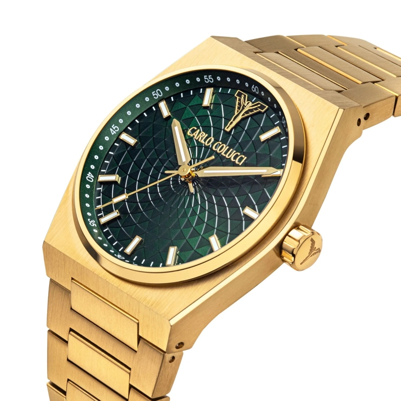 Carlo Colucci Quarzuhr Quarzuhr CC600 gold