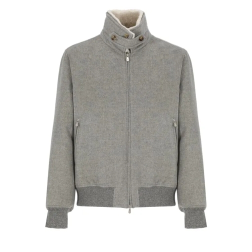 Brunello Cucinelli Cashmere Jacket Grey 