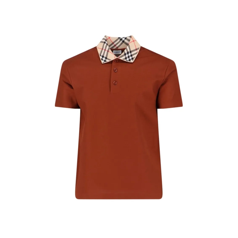 Burberry Polo shirt 'Check' Polo – Brown Brown