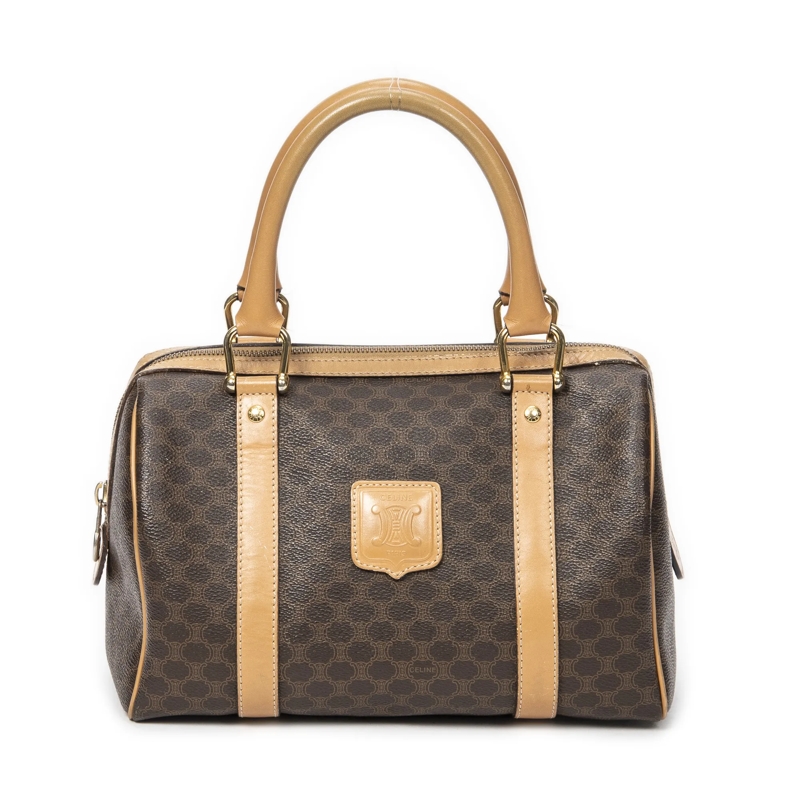 Celine Crossbody Bag Vintage Mini Boston braun