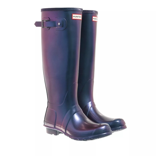 Hunter Original Tall Nebula Boot Stornoway Blue Stivali da pioggia