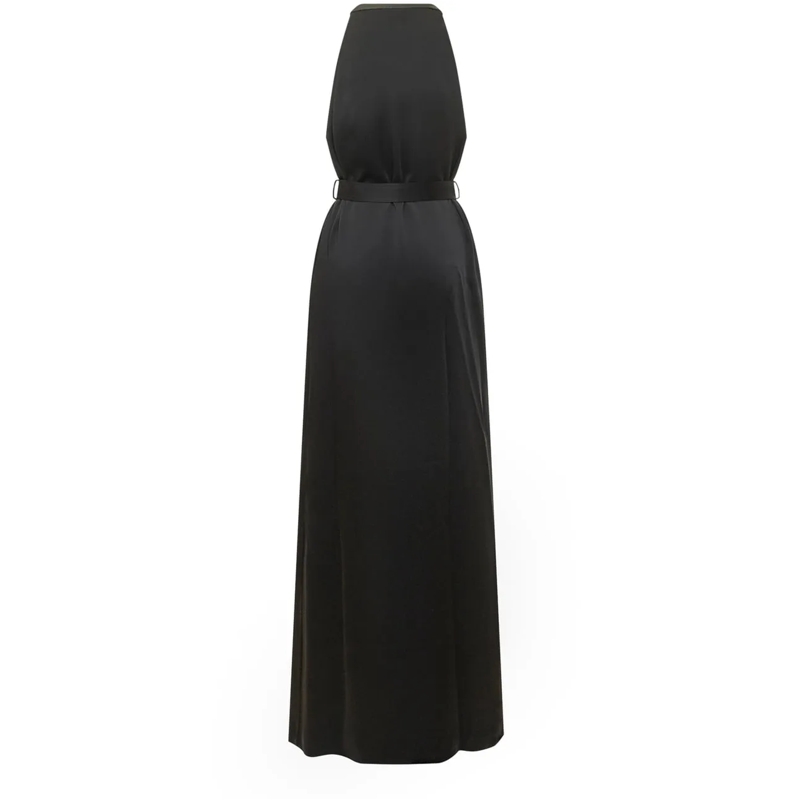 Tom Ford Maxikleid Abito Lungo con Scollo Halter schwarz(Image 2)