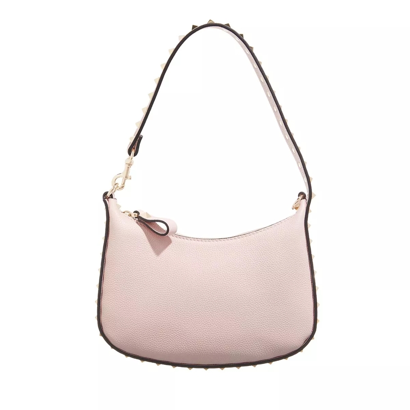 Valentino Garavani Pochette Rockstud Mini Hobo Rose Quartz