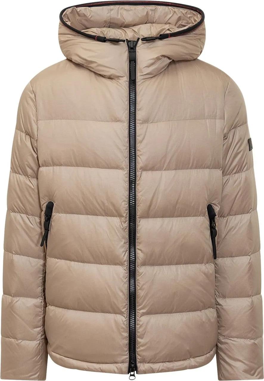 Thumbnail - Peuterey - Light nylon ripstop down jacket 'Honova NR 02' - Größe XL - braun