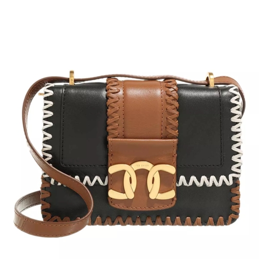 Ted Baker Edasina Whipstitch Detail Mini Crossbody Bag Black Crossbodytas