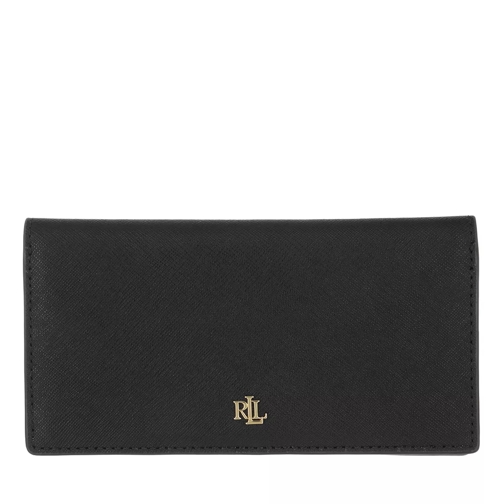 Lauren Ralph Lauren Slim Wallet Medium Black Bi-Fold Portemonnaie