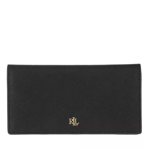 Lauren Ralph Lauren Slim Wallet Medium Black Tvåveckad plånbok