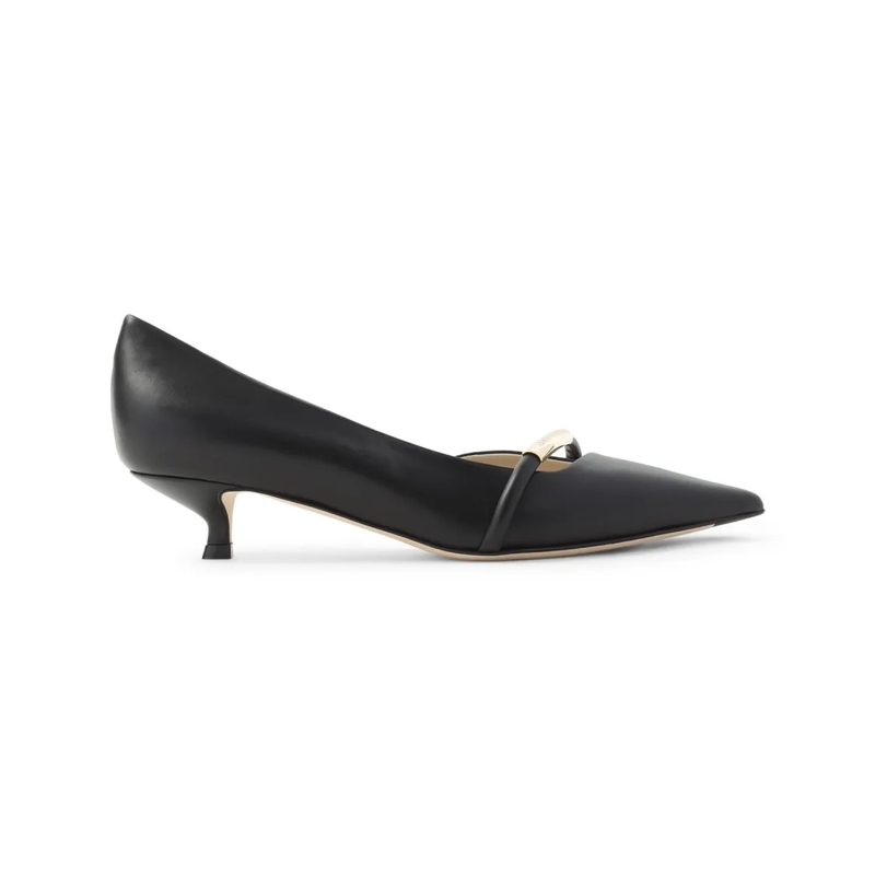 Giorgio Armani Escarpins Elegant Black Pumps With Pointed Toe And Minimalis Black