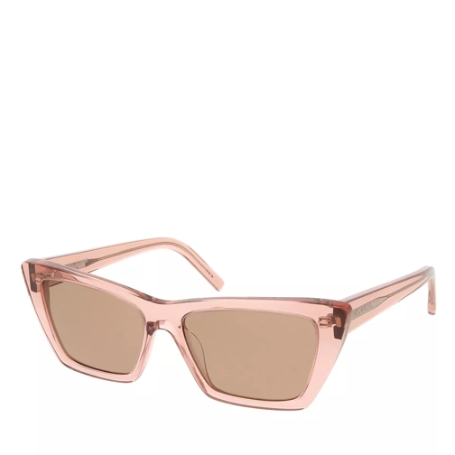 Saint Laurent SL 276 Mica-029 53 Woman Acetat Pink-Brown Sunglasses