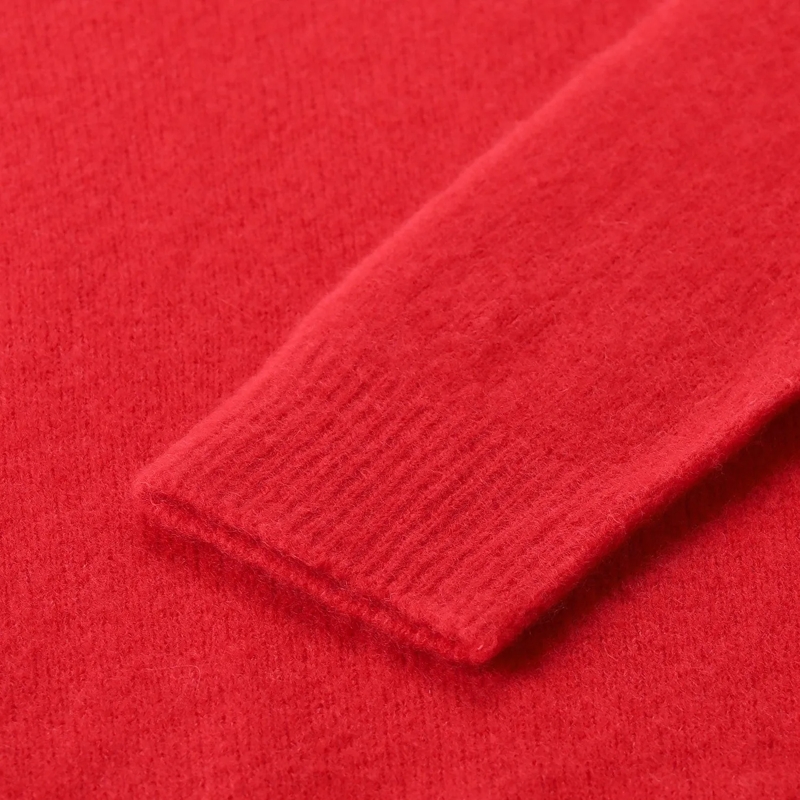 Roberto Collina Pullover Pullover aus Kaschmir-Seide-Mix rot(Image 3)