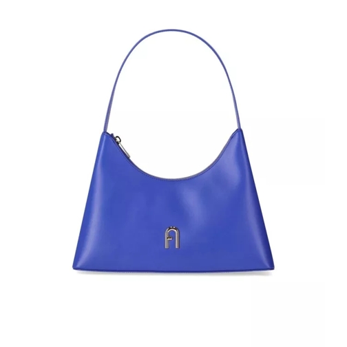 Furla Diamante S Cobalt Blue Shoulder Bag Blue Axelremsväska