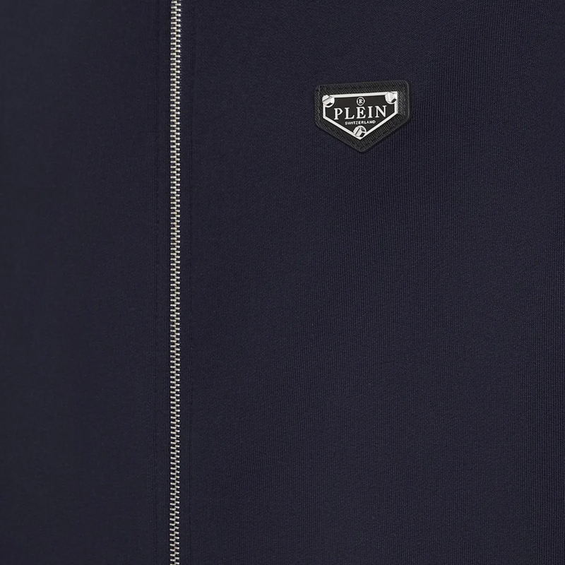 Philipp Plein Top Sweatjacke Mit Kapuze Iconic Plein dunkel-blau(Image 2)