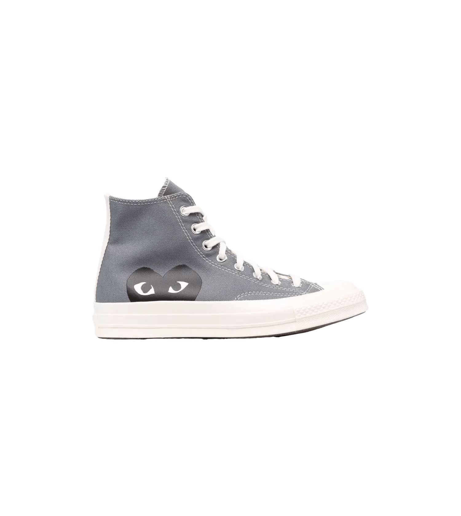 Comme des Garcons Play Sneakers - Big Heart Converse Chuck Taylor 70 High-Top-Sneake - Gr. 3 - in Grau - für Damen