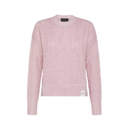 Peuterey Pink Aplacca Cotton Crew-Neck Sweater Pink 
