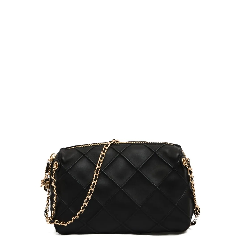 Tory Burch Schultertasche Sleek Quilted Leather Camera Bag Black