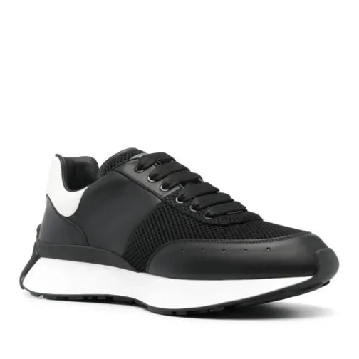 Alexander McQueen Black Paneled Chunky Sneakers Black scarpa da ginnastica bassa