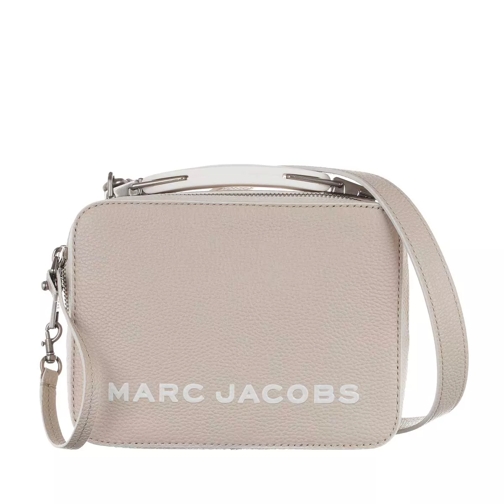 Marc Jacobs The Tricolor Textured Mini Box Bag Oatmilk Crossbody Bag