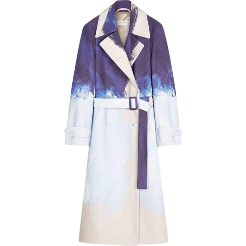 Dries Van Noten Zomerjassen Mac Printed Coat mehrfarbig