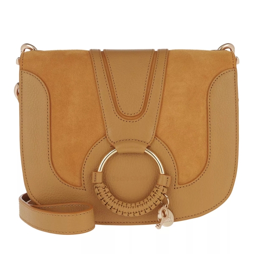See By Chloé Hana Shoulder Bag Goat Leather Gold Crossbody Bag