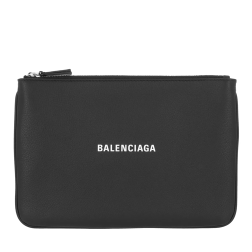 Balenciaga Logo Clutch Black Aftonväska med spänne