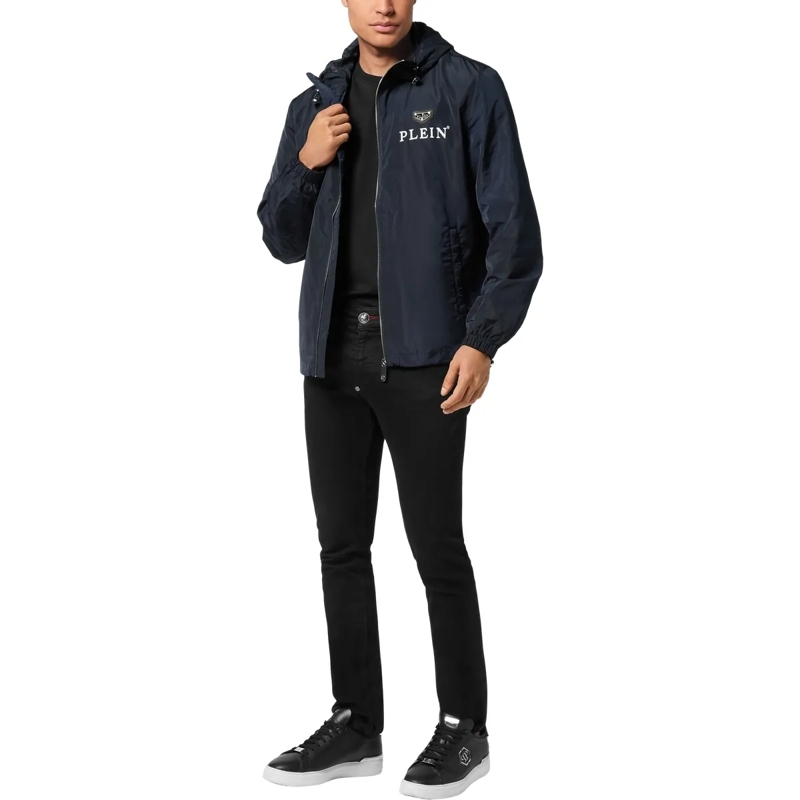 Philipp Plein Daunenjacke Windbreaker dunkel-blau(Image 4)