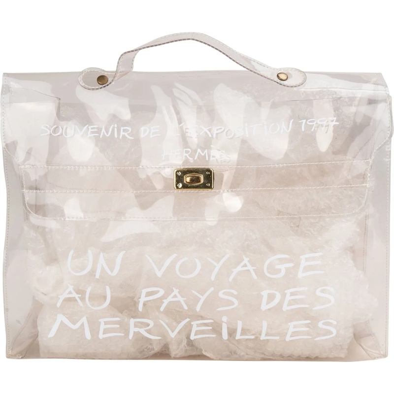 Hermès Tote Hermes Transparent Souvenir 1997 Kelly Handbag mehrfarbig