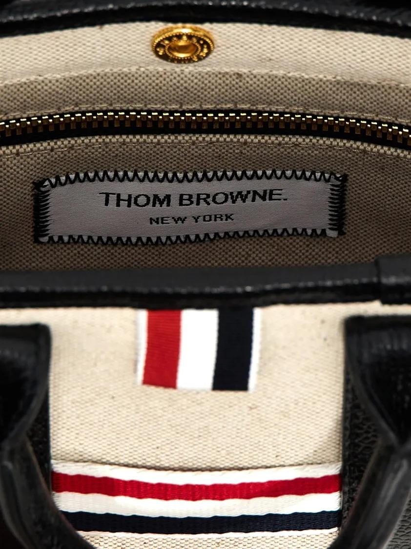 Thom Browne Shoppers & Totes 'Micro Tool Tote' Handbag in zwart