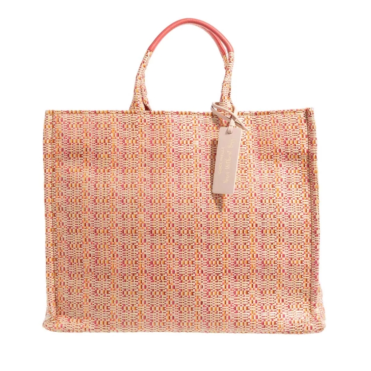 Coccinelle Never Without B.Straw Mul.Paprik Cran Shopping Bag