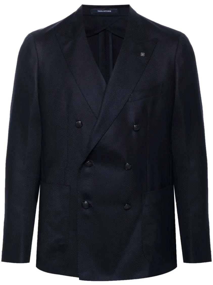 Tagliatore - Navy Blue Montecarlo Jacket - Größe 50 - blau