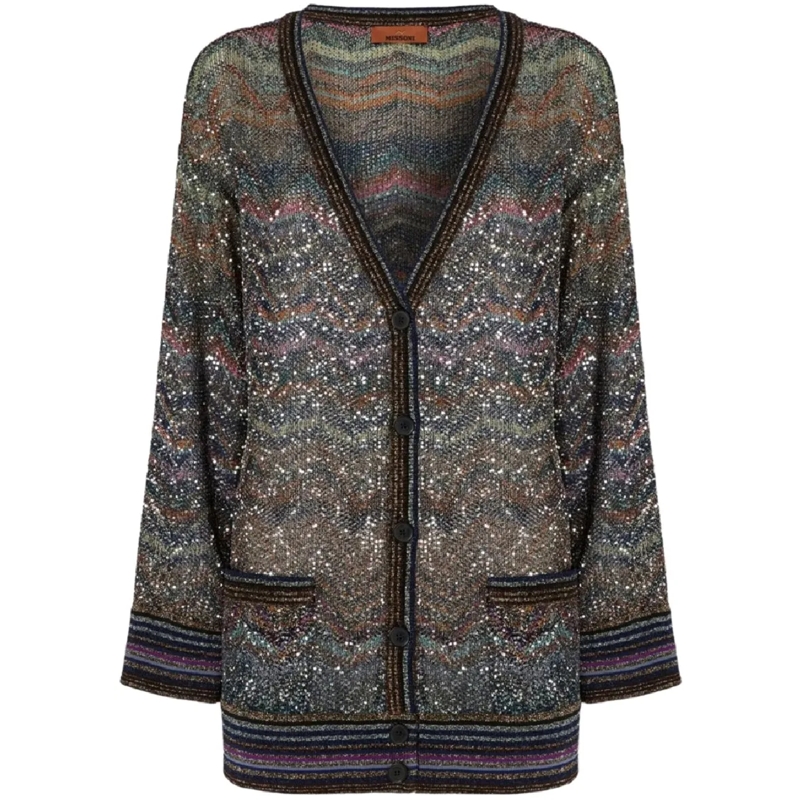 Missoni  caperdoni buttoned cardigan divers mehrfarbig