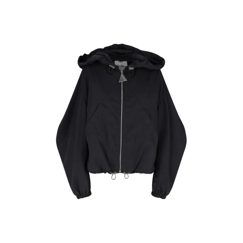 The Attico Bomberjacke Bomber Jacket – Black Black